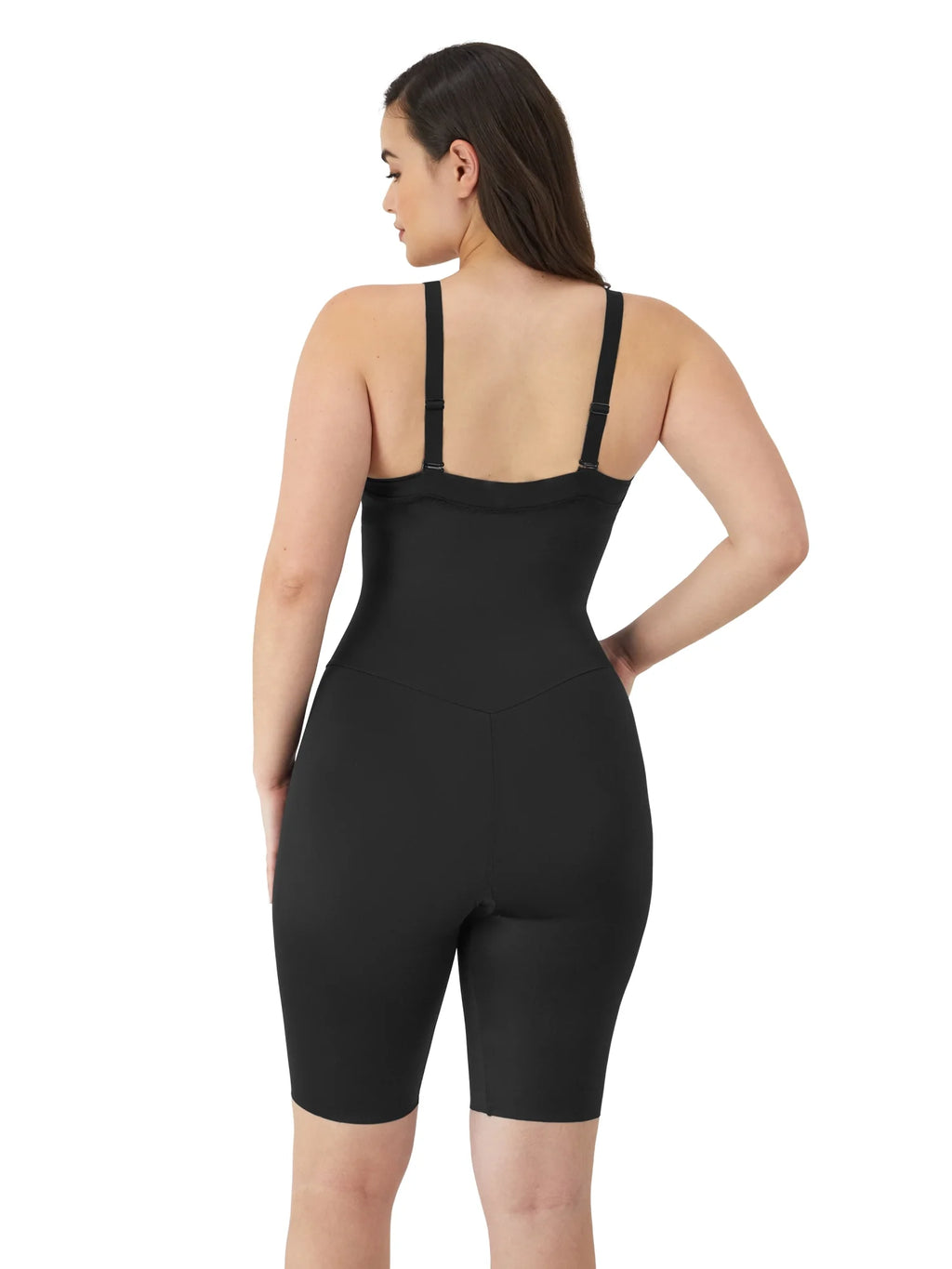 Womens Shapewear Mid-Thigh Bodysuit with Tummy Control, Extra Firm Body Shaper, FL0048 Sizes S-3XL