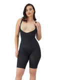 Womens Shapewear Mid-Thigh Bodysuit with Tummy Control, Extra Firm Body Shaper, FL0048 Sizes S-3XL